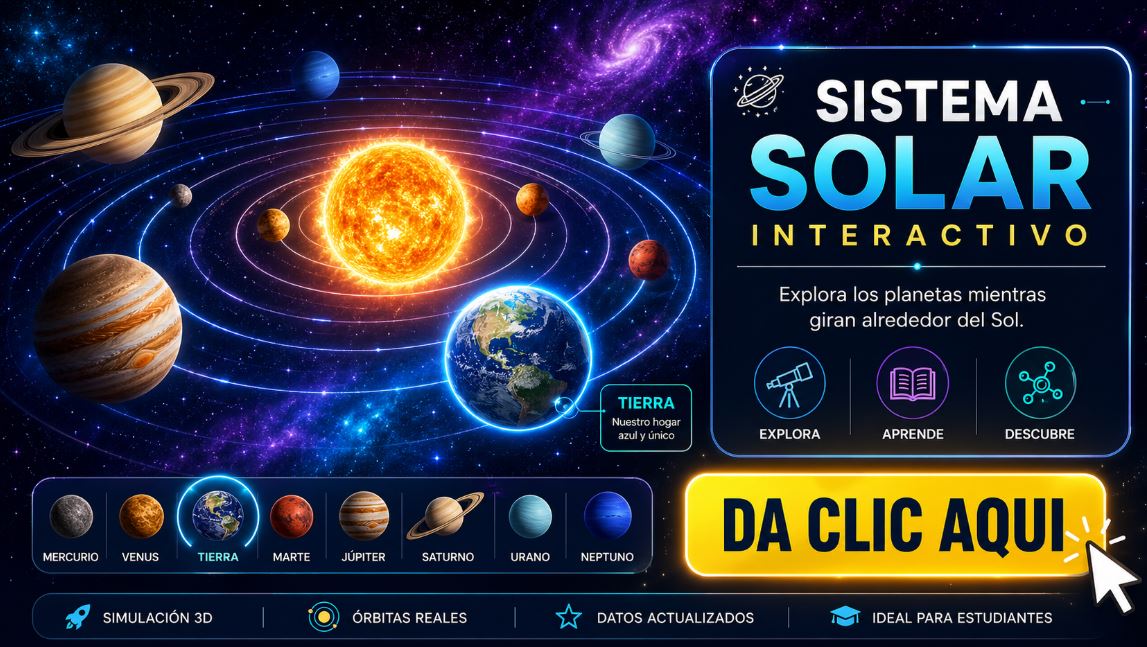 Sistema Solar Interactivo - Da clic aquí
